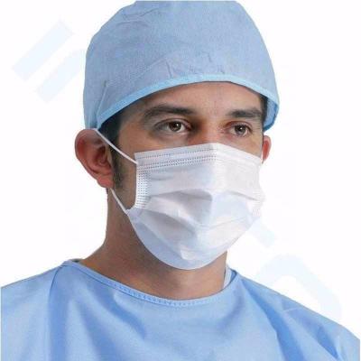 China High Filtration Disposable Medical Mask / 3 Ply Non Woven Face Mask for sale