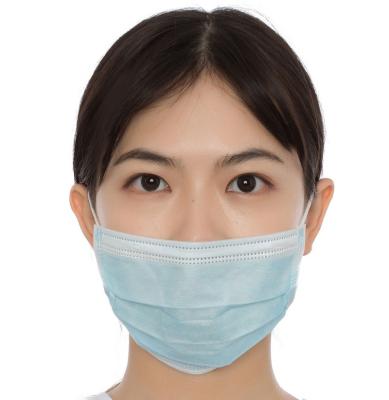 China Single Use Earloop Face Mask 3 - Ply Protection Dust Proof CE Approved for sale
