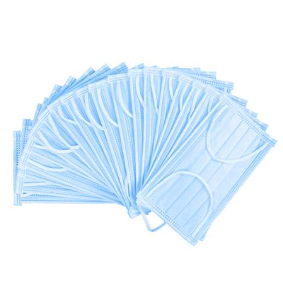 China High Filtration 3 Ply Face Mask , Dust Proof Face Mask With Elastic Ear Loop for sale