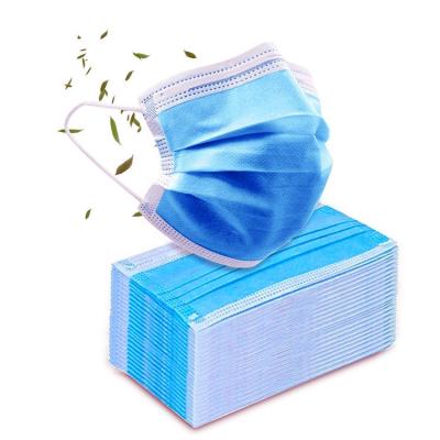 China Non Woven 3 Layer Disposable Medical Face Mask With Elastic Ear Loop for sale