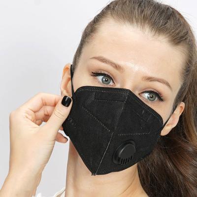 China PM2.5 Protective Folding Dust Face Mask N95 With Valve Filter Non Woven Respirator for sale