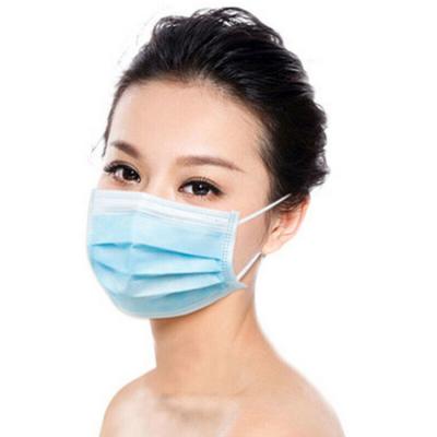 China Anti Viral 3 Ply Non Woven Face Mask Personal Care Earloop Procedure Masks for sale
