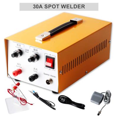 China 30A Pulse Spot Laser Welding Machine 380W for melon buckle platinum for sale