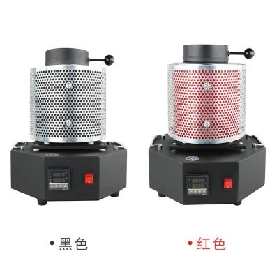 China Digital Induction Gold Melting Furnace 1600W With Mesh Refining Casting for sale
