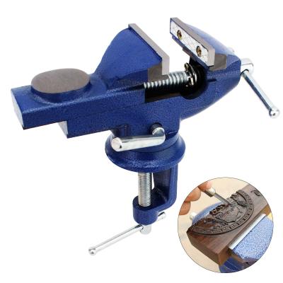 China 3 Inch Universal Table Vise 360 Degree Swivel Base Quick Adjust for sale