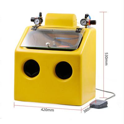 China 220V Antique Gold And Silver Sandblasting Machine Frosted Glass for sale