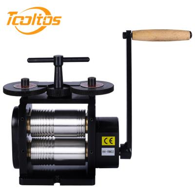 China Tooltos 110mm Manual Jewelry Tablet Press Rolling Mill Machine For Various Manufacturing Processes for sale