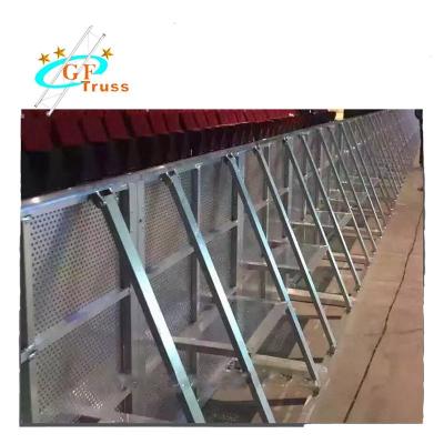 China Aluminum  gate traffic police Crowd Control Stage road Barrier for ConcertBest Sale concrete for sale