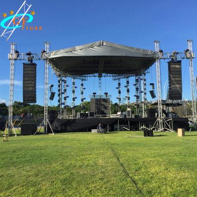 China outdoor event indoor party show dj concert stage with roof truss system for sale