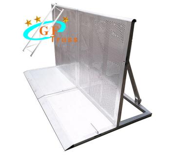 China Aluminium Stage Barriers Explosion Proof Concert Fence Galvanized Iron Material for sale