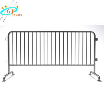 China Galvanized Iron Crash Temporary Metal 1.2M Road Safety Steel Barrier for sale