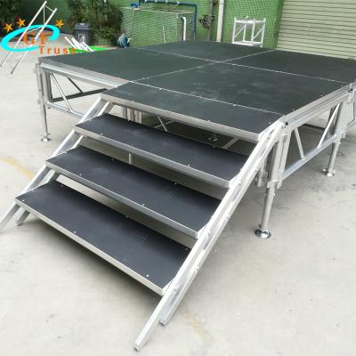 China cheap price fast install Aluminum Portable Stage Used Portable Stage For Sale for sale
