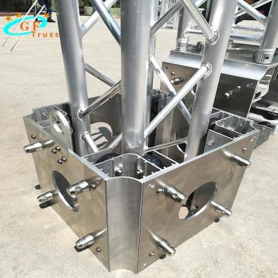 China Customized Exhibition Aluminum Spigot Truss Sleeve Block For 290mm*290mm for sale