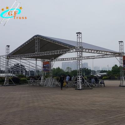 China Spigot Aluminum Stage Truss System For Outdoor Dj Lighting for sale