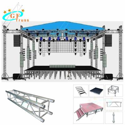 China Indoor Aluminum Roof System Truss 200x200mm Customized Size for sale