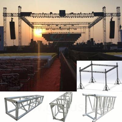 China Concert Wedding Event TUV Aluminum Roof Truss System With Stage for sale