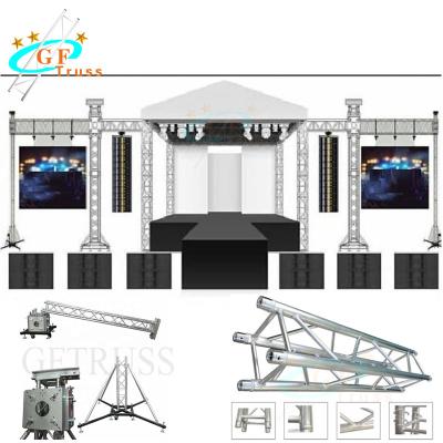 China Easy Setup Banquet DJ Lighting Aluminum Roof Truss System for sale