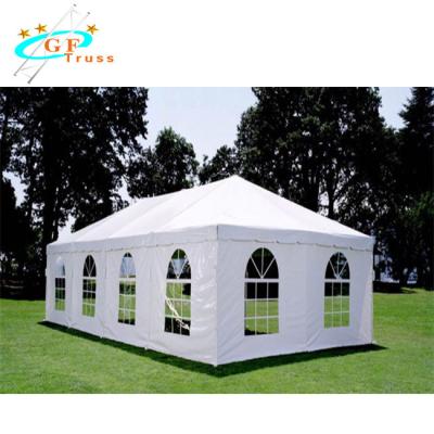 China White 20'X20'  PVC Party Tent Canopy Shelter With Waterproof Top for sale