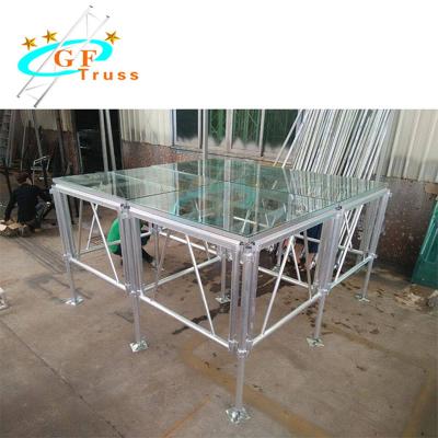 China 1.22*1.22m 6082 Aluminum Stage Platform For Outdoor Performance for sale