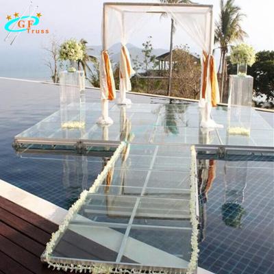 China Aluminum Acrylic Glass Mobile Stage Platform For Concert Events for sale