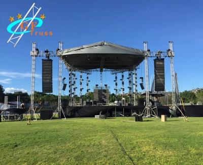 China Concert Stage Spigot 6082 Aluminum Roof Truss System for sale