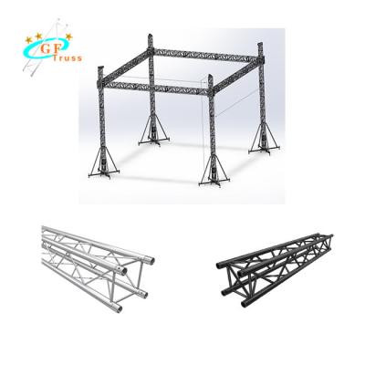 China 14M Safety Span 6082 Aluminum Stage Truss For Hanging Displays for sale
