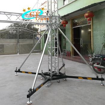 China braguero de aluminio de la etapa de la espita de 290*290m m para la exposición al aire libre en venta