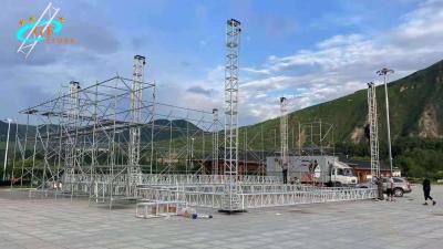 China Square Aluminum Stage Truss Silver Black Gold Color for sale