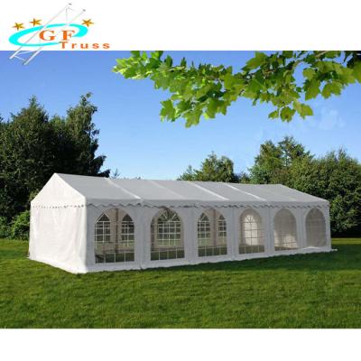 China Portable White Outdoor Canopy Party Tent Reinforced 160g Polyethylene Roof for sale