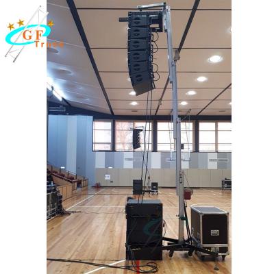China Folding Line Array Speaker Crank Up Stand For Sound for sale