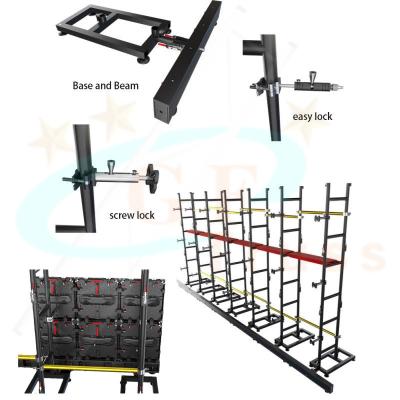 China Aluminum 6082 Hang LED Screen Support Stand System for sale