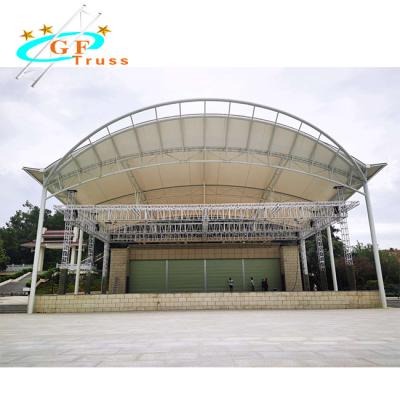 China Portable Concert Aluminum Lighting Truss With Roof System for sale