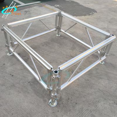 China 0.6-1.0m Adjustable Height Aluminium Stage Platform Non - Slip for sale