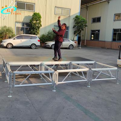 China Plataforma de aluminio de la etapa del móvil ligero de los 4ft*4ft en venta