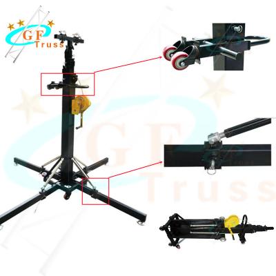 China Adjustable Height Heavy Duty Crank Stand For Hanging Truss Lights Sound Speakers for sale