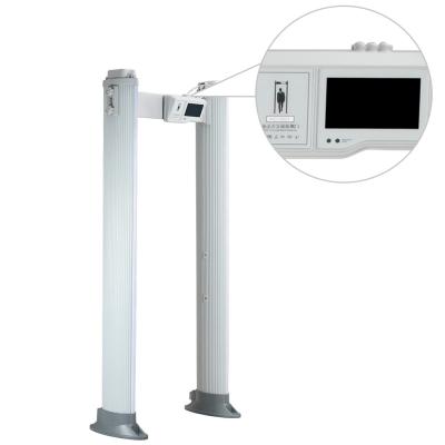 China can use under 60℃ high temperature Outdoor Use Real waterproof Walk Through Metal Detector IP65 for sale