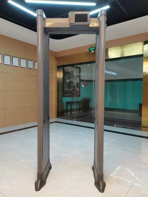 China 33 zones Walk-through metal detector Gate High Precision Door frame Metal Detector for metro station for sale