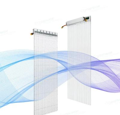 Chine Le Super Slim adhésif transparent d'intérieur LED examinent le panneau de mur mené flexible de l'affichage P10 à vendre