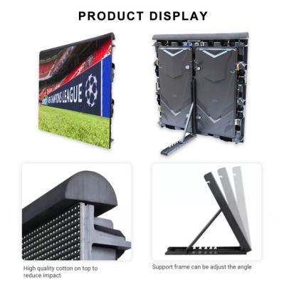 China Football Stadium Display Screen Videotron P10 LED Perimeter Advertising System for sale