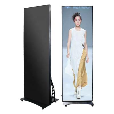 China P1.875 P3 Smart Led Poster Display Window Wall High Definition Ad for sale