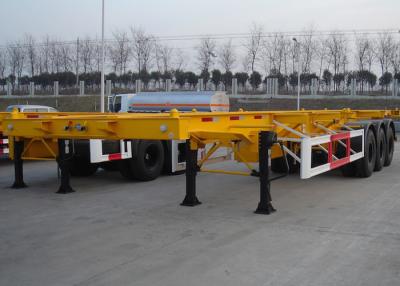 China 40t Capacity 3drum Alxes 48ft Low Clearance Skeleton Semi Container Truck Trailer for sale