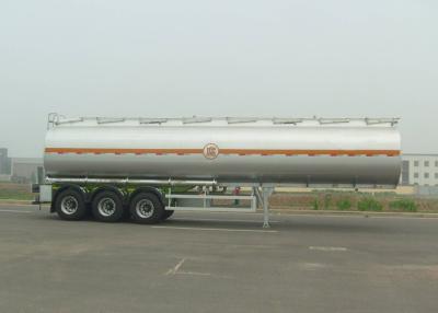 China 36000L 3 Axles Carbon Steel Tanker Trailer For Petrol / Gasoline Delivery for sale