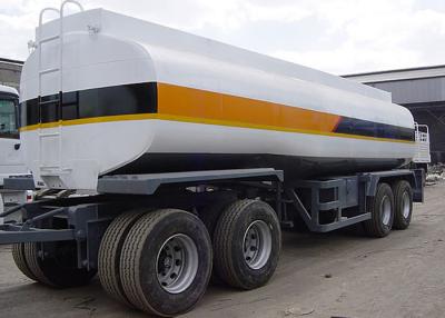 China 25000L 4 Axles Drawbar Carbon Steel Tanker Trailer for Fuel or Diesel Liquid Delivery for sale