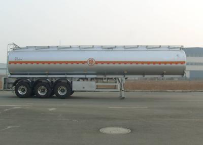 China Gasoline / Diesel Carbon Steel Tanker Trailer 3 Axle Water Tank Semi Trailer 42000L for sale