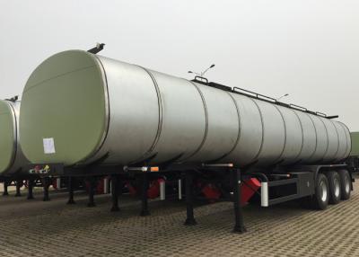 China 36000L Carbon Steel Insulated Tanker Trailers 3 Axles For Palm Oil Delivery for sale