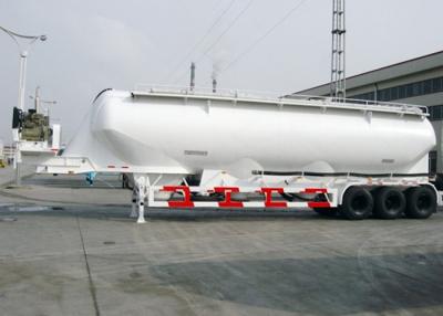 China Carbon Steel Dry Bulk Tank Trailers , 50000L Capcity Bulk Powder Tankers for sale