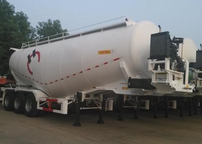 China 3 árboles secan los remolques neumáticos a granel del tanque para el volumen a granel del polvo 59000L del cemento en venta