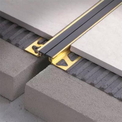China Metal Aluminium Tile Trim Ceramic Wooden Floor Expansion Joint for sale