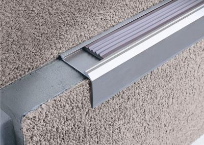 China Cover Metal Mouldings Aluminum Carpet Trim 0.8mm for sale