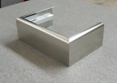 China Electrophoresis Kitchen Cabinet Skirting Board Stainless Steel for sale